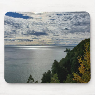 Mousepad Lago Huron, vista da Ilha Mackinac
