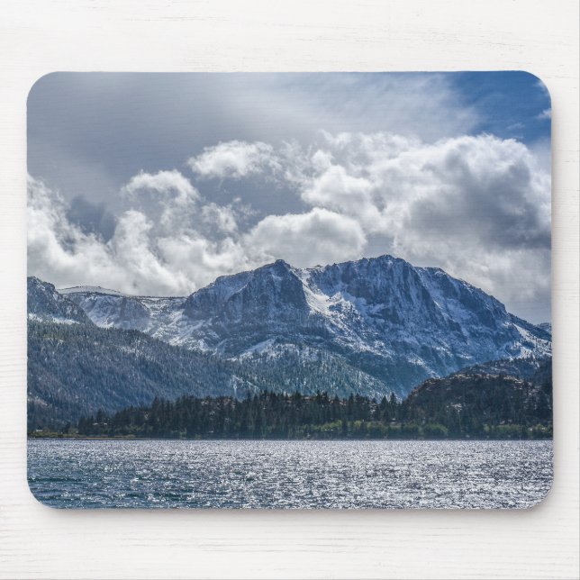 Mousepad Lago June e Carson Peak com tempestade se aproxima (Frente)