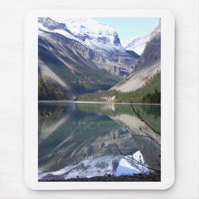 Mousepad Lago Kinney no parque do Mt Robson (Frente)