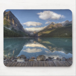 Mousepad Lago Louise ao nascer do sol, Parque Nacional Banf