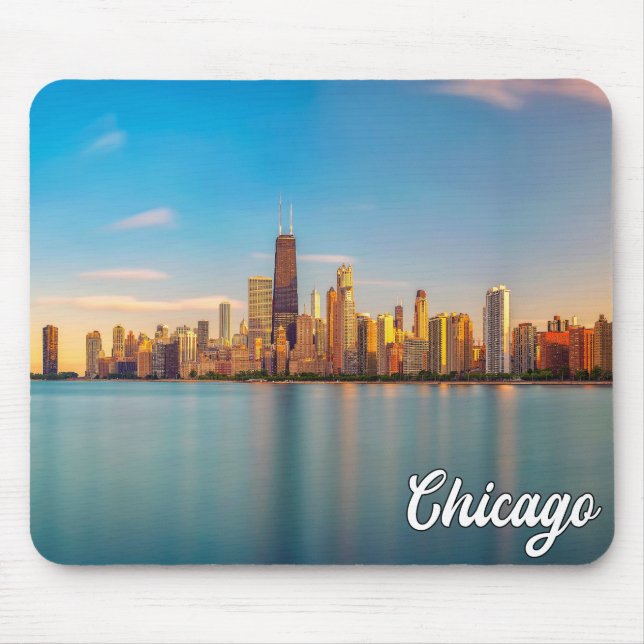 Mousepad Lago Michigan, Chicago, Illinois, EUA (Frente)
