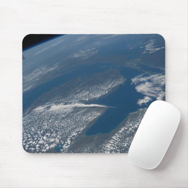 Mousepad Lago Michigan, Lago Huron E Estado De Michigan. (Com mouse)