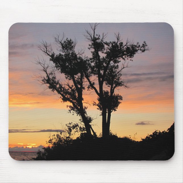 Mousepad Lago Michigan Sunset (Frente)