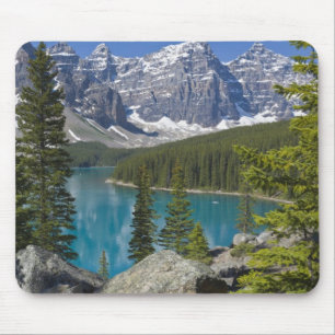 Mousepad Lago Moraine, Rochas Canadenses, Alberta, Canadá