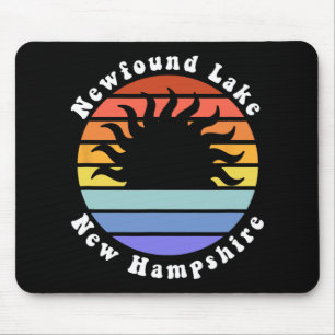 Mousepad Lago Newfound New Hampshire Nascer do Sol Férias e