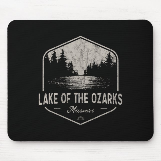 Mousepad Lago Ozarks Missouri Exteriores Antigo  (Frente)