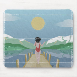 Mousepad Lago Rotoiti Nova Zelândia