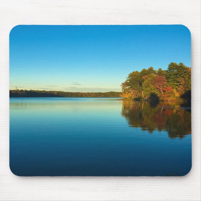 Mousepad Lago sereno autumn (Frente)