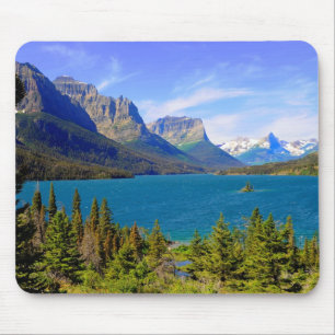 Mousepad Lago st. Mary, parque nacional de geleira, Montana