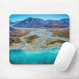 Mousepad Lago Tekapo e Alpes do Sul, Nova Zelândia
