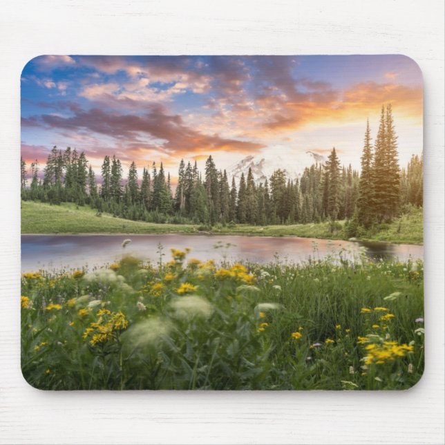 Mousepad Lago Tipsoo do Monte Rainier (Frente)