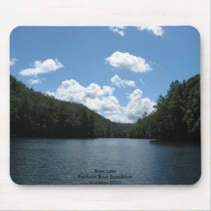 Mousepad lago, verão 2010 da expedição do barco de