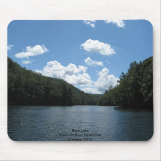 Mousepad lago, verão 2010 da expedição do barco de