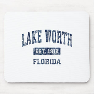 Mousepad Lago Worth Flórida Fl Esportes Estabelecidos Vinta