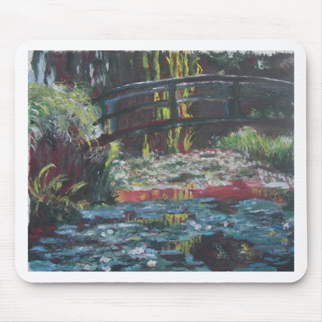 Mousepad Lagoa do lírio de Monet (Frente)