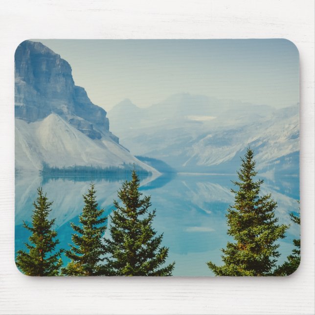 Mousepad lagoas de montanha do inverno (Frente)