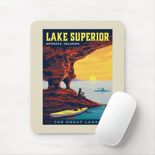 Mousepad Lagos excelente | Lago Superior (Com mouse)