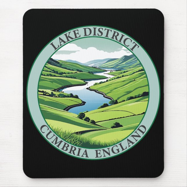 Mousepad Lake District Cumbria Inglaterra (Frente)
