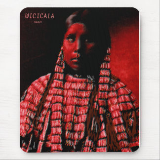 Mousepad Lakhotah girl dentro a tipi