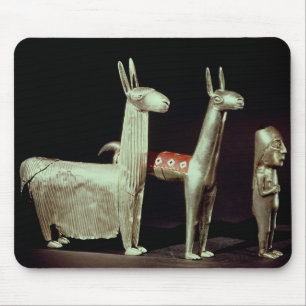 Mousepad Lama, alpaca e mulher
