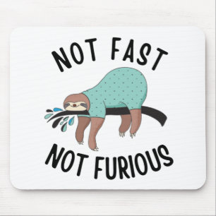 Mousepad Lama Não Rápida Não Furiosa