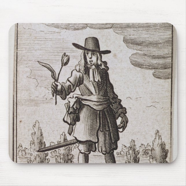 Mousepad Lamberto Simnel, cavaleiro da tulipa dourada (Frente)