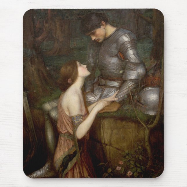 Mousepad Lamia e o Soldado por John William Waterhouse (Frente)