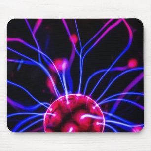 Mousepad Lâmpada Mouspad da bola do plasma da ciência