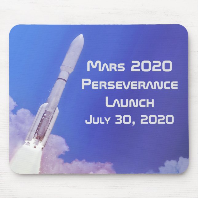Mousepad Lançamento da Perseverança em Mars 2020 (Frente)
