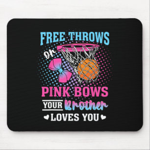 Mousepad Lances Livres Ou Laços Cor-de-Rosa Seu Irmão Te Am