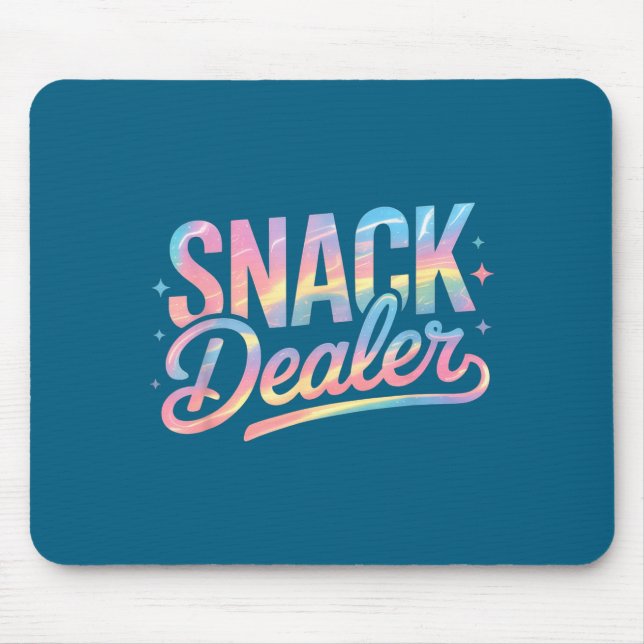 Mousepad Lanche Divertido Dizendo Amante de Comida Humoríst (Frente)