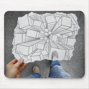 Mousepad Lápis contra a câmera - vertigem