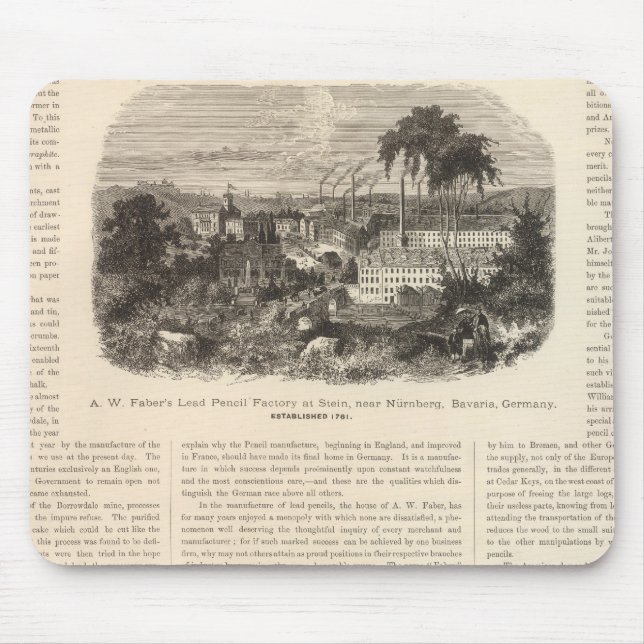 Mousepad Lápis de chumbo do Faber AW (Frente)