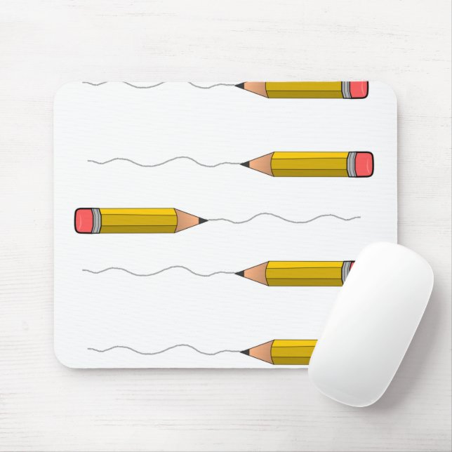 Mousepad Lápis em branco (Com mouse)