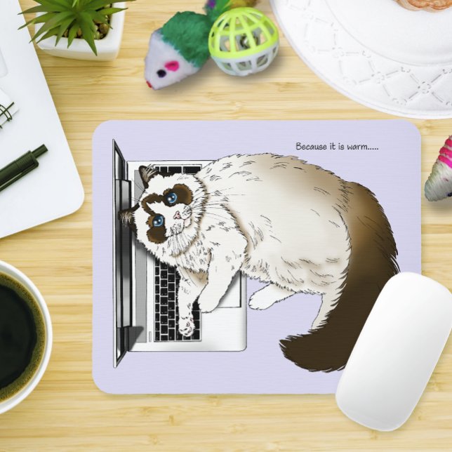 Mousepad Laptop Lilly Gata Engraçada (Criador carregado)