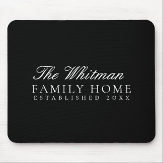 Mousepad Lar da Família Preta
