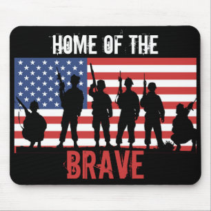 Mousepad Lar Do Bloco De Mãos Corajoso