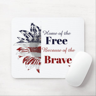 Mousepad Lar dos livres por causa dos bravos,