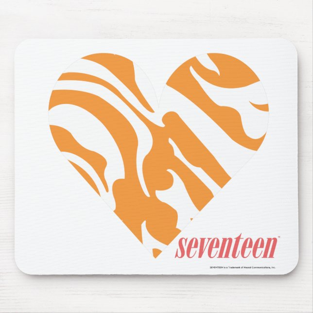 Mousepad Laranja 2 da zebra (Frente)