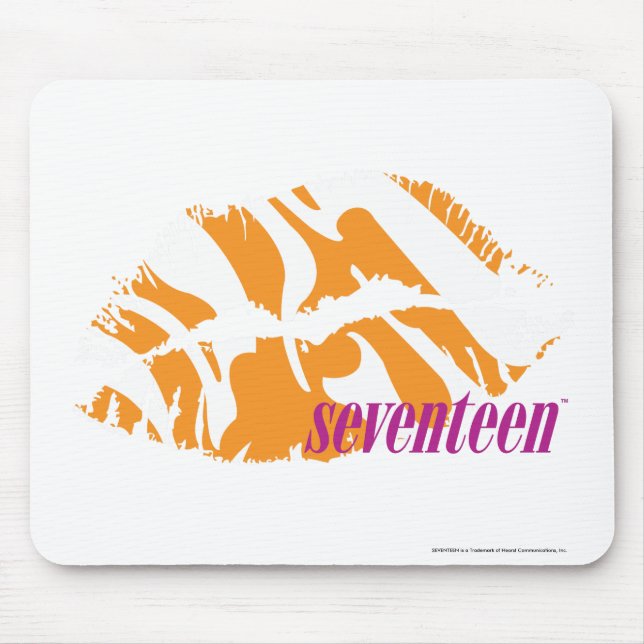 Mousepad Laranja da zebra (Frente)