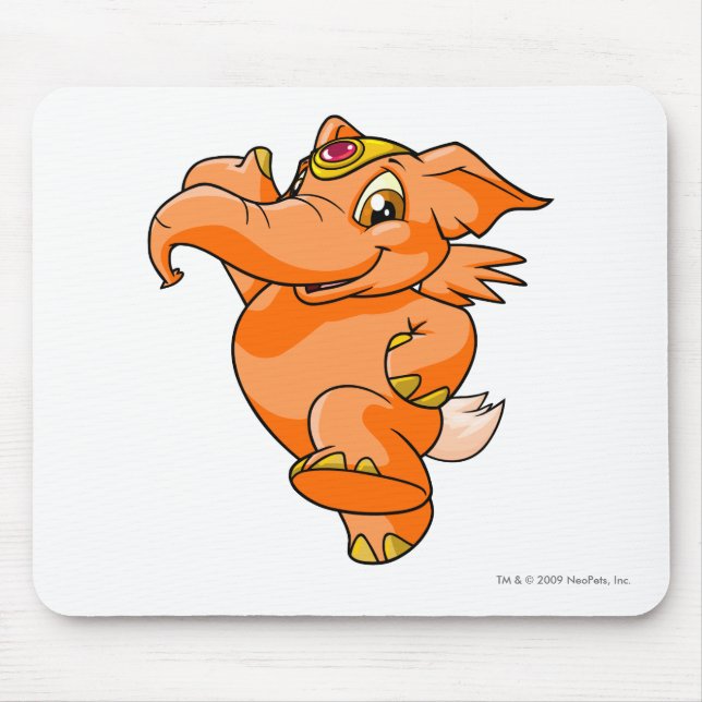 Mousepad Laranja de Elephante (Frente)