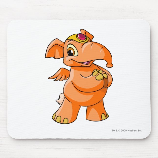 Mousepad Laranja de Elephante (Frente)