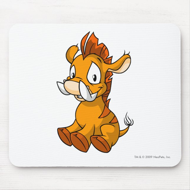 Mousepad Laranja de Moehog (Frente)