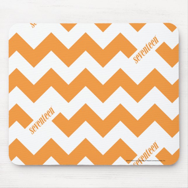 Mousepad Laranja do ziguezague (Frente)