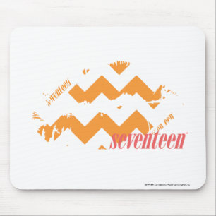 Mousepad Laranja do ziguezague