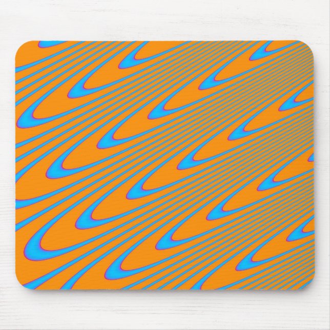 Mousepad Laranja e Azul (Frente)