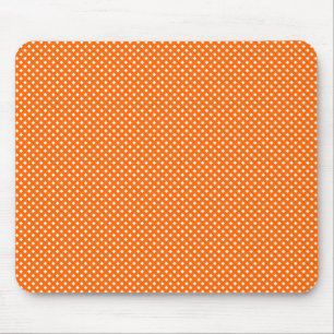 Mousepad Laranja líquida do teste padrão com branco