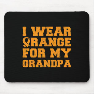 Mousepad Laranja Para O Meu Avô Sensibilização Para A Leuce