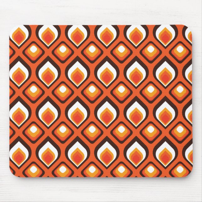 Mousepad Laranja psicadélico (Frente)