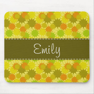 Mousepad Laranja retrorreflector e verde